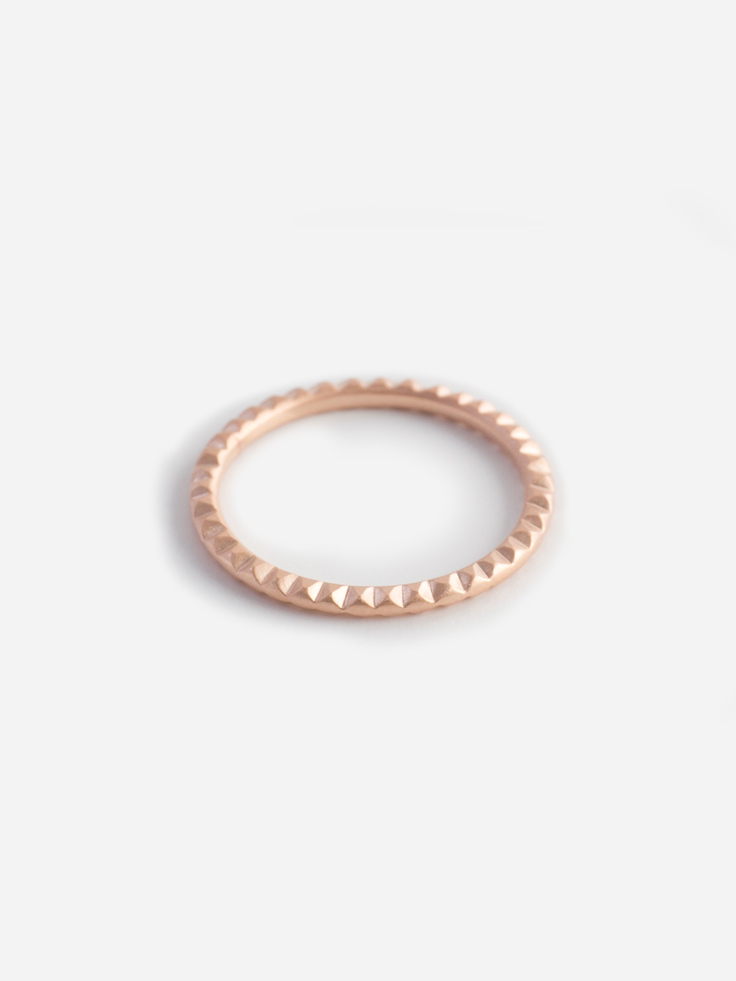 Gisign Ring „Kleiner Fächer“ aus Roségold
